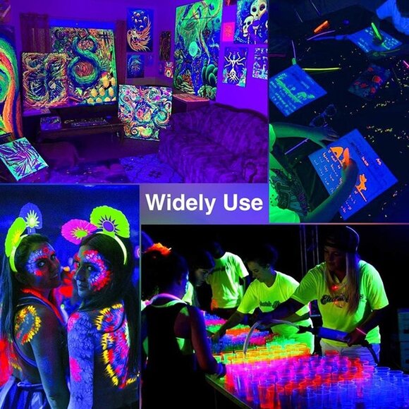 NEW 2 Pack 30W LED Black Lights, Blacklight Flood Light with Plug, IP66 Water - Picture 7 of 7